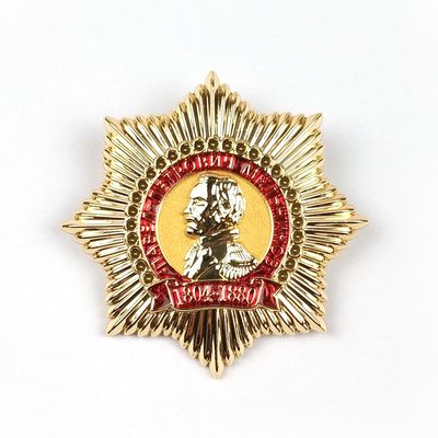 Αγορά Τριδιάστατο σμαλτωμένο χρυσό φινίρισμα Custom Metal Pin Badges με υποστήριξη safety pin ηλεκτρονική κατασκευή