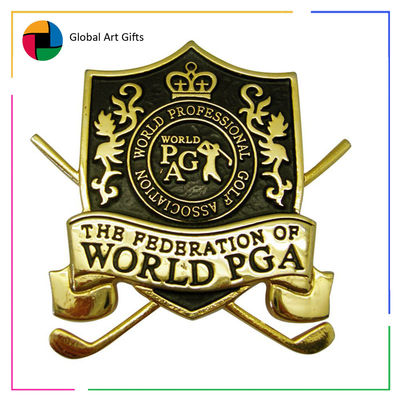 Αγορά Προσαρμοσμένο Χωρίς χρώμα Metal Pin Badge Χωρίς ελάχιστη ποσότητα Die Casting / Stamping ηλεκτρονική κατασκευή
