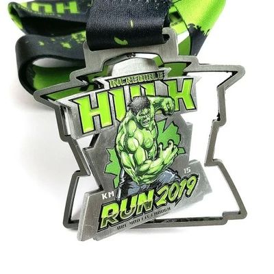 Ετικέτα Marvel Spinning Half Marathon μετάλλια μοναδικά σχέδια για βραβεία