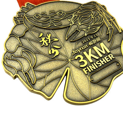 3KM Finisher Soft Enamel μετάλλιο Souvenir Βραβείο / μετάλλια βραβείο Halloween