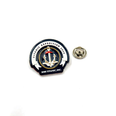 Προσαρμοσμένο Τιτανικό μαλακό σμάλτο Lapel Pin Ιδανικό για τους λάτρεις της ταινίας και συλλέκτες