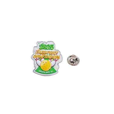 2025 UV Printing Summer Badge with Butterfly Clutch Essential Item for Your Marketing Plan
